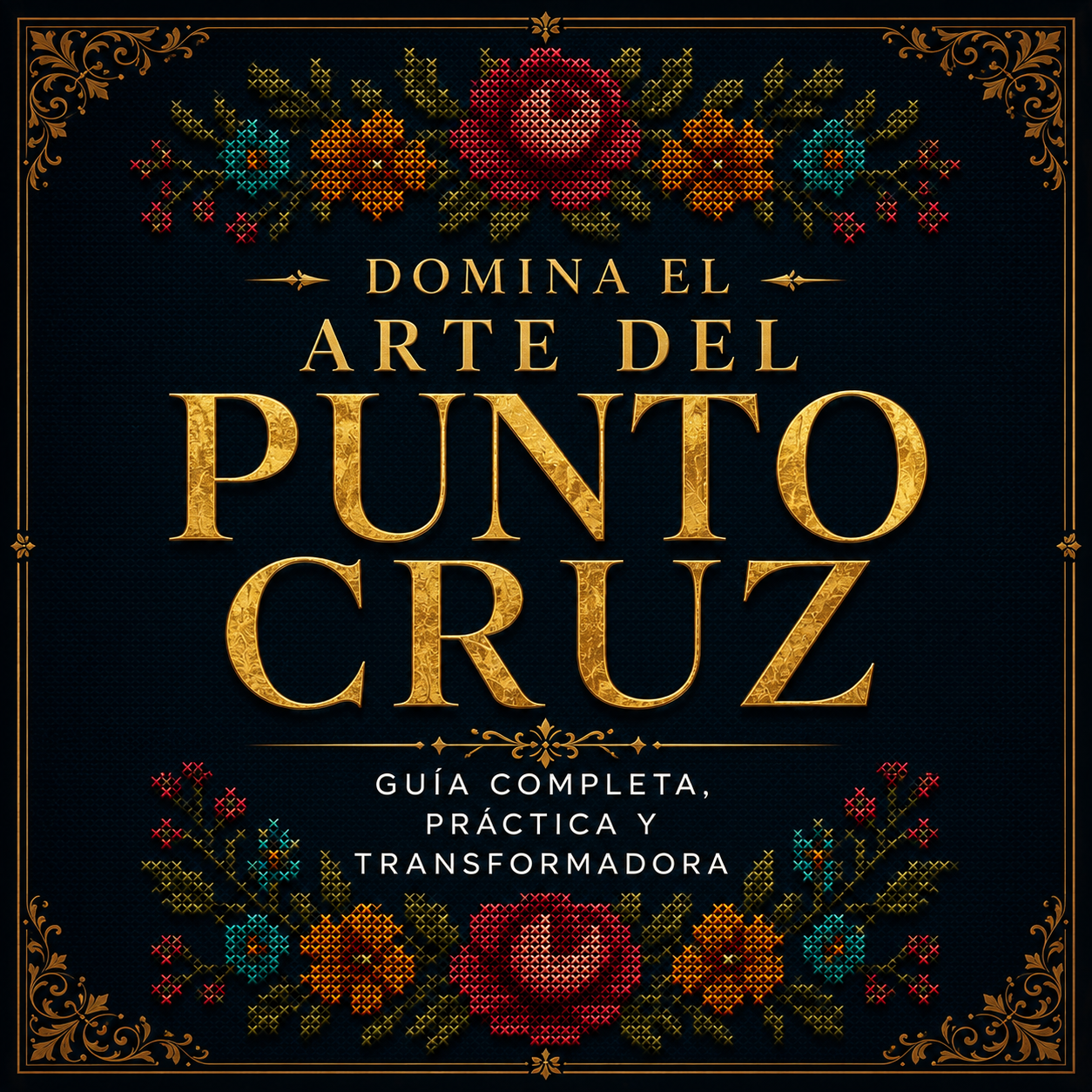 Domina El Arte Del Punto Cruz + 3 Bonos